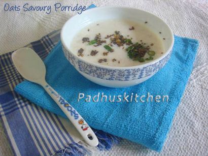 L'avoine Savory porridge d'avoine avec des recettes Buttermilk-avoine, Padhuskitchen