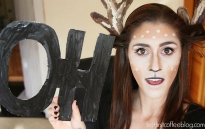 Oh Deer, maquillage Tutoriel - maquillage Halloween enlèvement - Mais d'abord, le café, le Connecticut-Based Life -