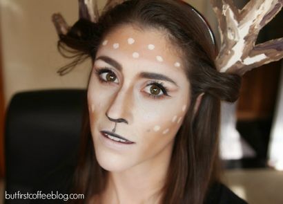 Oh Deer, maquillage Tutoriel - maquillage Halloween enlèvement - Mais d'abord, le café, le Connecticut-Based Life -