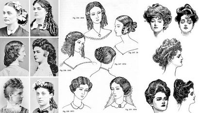 Horreur coiffures victorienne Ohmai gothique (1837-1901)