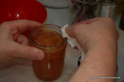 Old Fashioned Pear préserve - cuisson à partir de zéro - gDonna de Générations Avant de nous