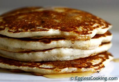 OH MEIN GOTT! Die BEST Eggless Pancakes (Aktualisiert Rezept), Eggless Kochen