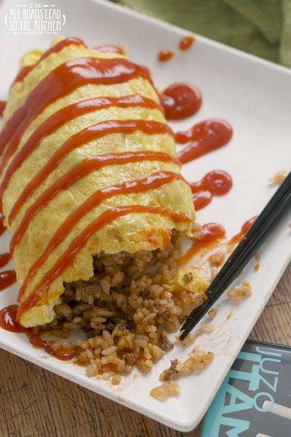 Omurice (japanische Reis Omelett) inspiriert von Tampopo, #FoodnFlix - Alle Wege führen in die Küche