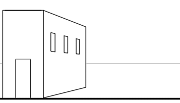 Un point de perspective leçons de dessin Comment dessiner des figures et des bâtiments et des formes en 1 Pt