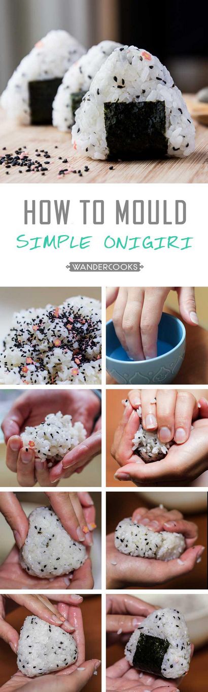 Onigiri Recette - Le simple boule de riz japonais Snack