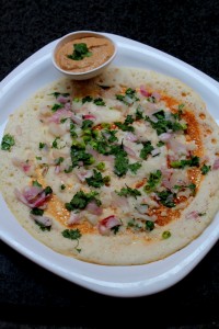 Zwiebel Dosa Rezept - Yummy Indische Küche