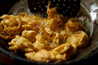 Oignon recette pakora, comment faire recette oignon pakora, oignon beignets recette