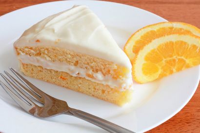 Orange Butterkuchen mit Orange Frischkäse Frosting Rezept