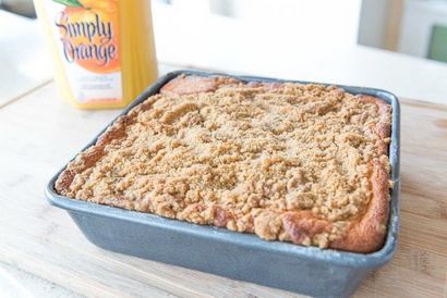 Gâteau d'orange à la cannelle garniture streusel - Quinze Spatules