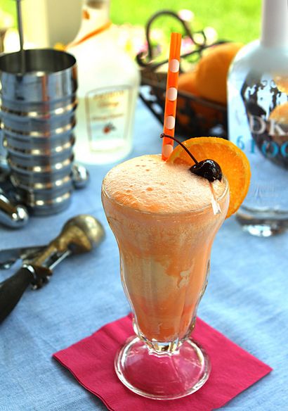 Creamsicle orange Cocktail, créative culinaire, A Denver, Colorado Food and Blog Cocktail