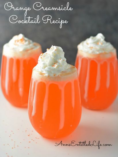 Orange Creamsicle Recette Cocktail