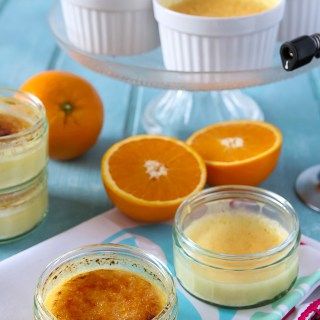 Recette orange Crème brûlée (double crème) Recette orange Crème brûlée