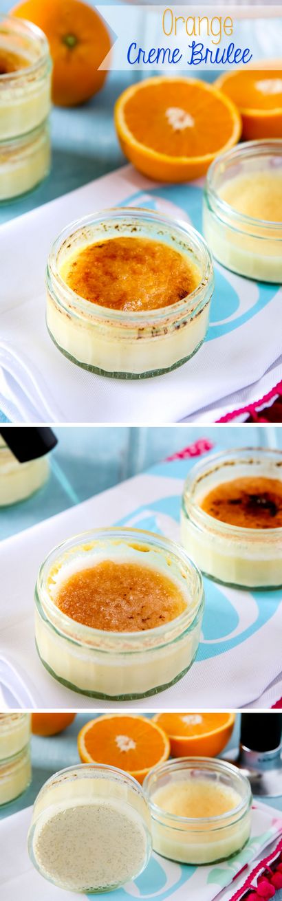 Recette orange Crème brûlée