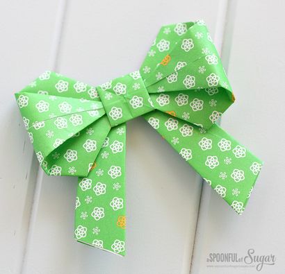 Origami Bow - A Spoonful of Sugar