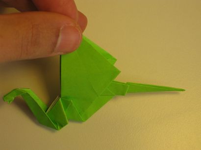 Faltanleitung Origami Dragon - Wie Origami-Dragon Make - Wie faltet Origami-Dragon