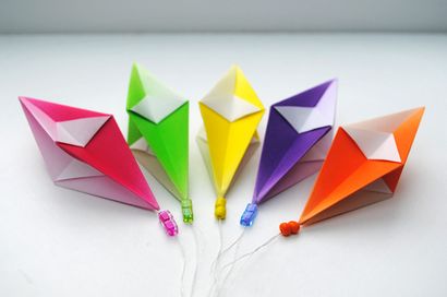 Origami hängen Dekorationen