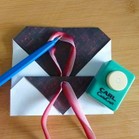 Origami Herz-Umschlag-Entwurfs-Tutorial und Anleitung