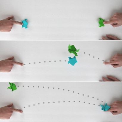 grenouilles origami saut Instructions de pliage facile - Il - s Toujours automne