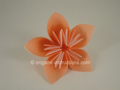 Origami Kusudama fleurs Instructions pliantes - Comment faire un Origami Kusudama Fleur