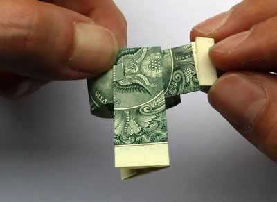 Origami Geld-Dollar-Bill-Ring - Best Schritt für Schritt Anleitung