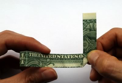 Origami Geld-Dollar-Bill-Ring - Best Schritt für Schritt Anleitung