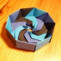Origami noix - Gyroscoped Rhombicuboctaèdre