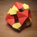 Origami noix - Gyroscoped Rhombicuboctaèdre