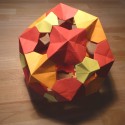 Origami noix - Gyroscoped Rhombicuboctaèdre
