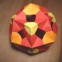 Origami noix - Gyroscoped Rhombicuboctaèdre