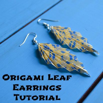 Origami Papier Leaf boucle Tutorial - Idées cadeaux faits maison 1