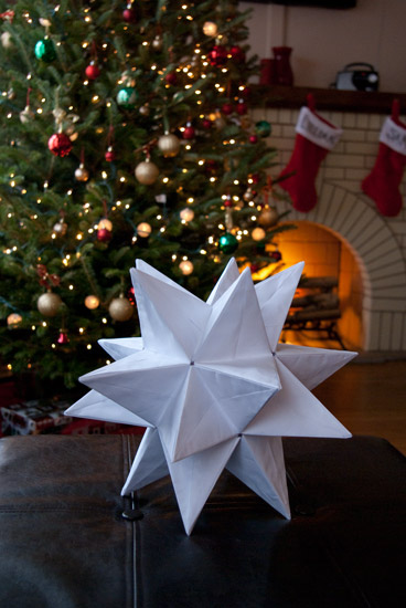 Origami Stern Weihnachtsbaum-Deckel - Babytalk Bungalow