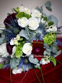 Nos fleurs mariage le bleu (Fleurs de mariage bleu) Coup de coeur bleu Fleurs de mariage