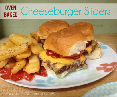 Cuites au four Cheeseburger Sliders