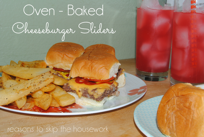 Cuites au four Cheeseburger Sliders