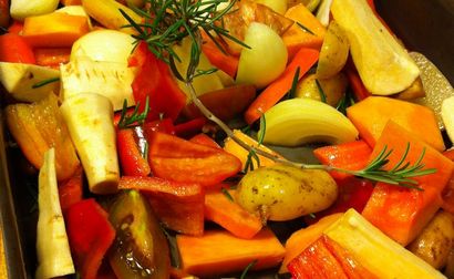 Im Ofen gebratenes Gemüse Rezept - Wie Ofen gebratenes Gemüse machen
