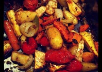 Im Ofen gebratenes Gemüse Rezept - Wie Ofen gebratenes Gemüse machen
