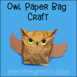 Artisanat Owl et activités d'apprentissage pour les enfants