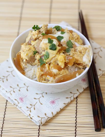 Oyakodon - Japanische Chicken - Egg Rice Bowl