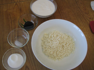 Pandan gâteau de riz, Réconfortant avec la nourriture