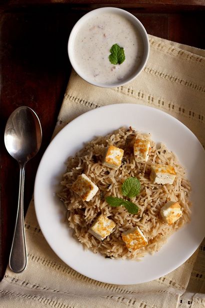 Paneer recette pulao, comment faire recette paneer pulao, recettes Pulao