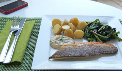 poissons poêler - comment obtenir une peau croustillante, Azelia - cuisine s