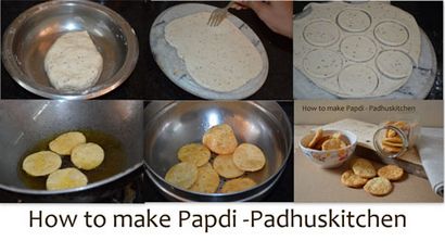 Papdi recette Comment faire pour papdi Chaat, Padhuskitchen