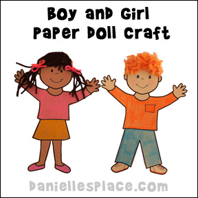 Papierpuppen für Kinder zu machen