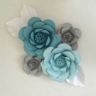 Papier fleur Toile de fond - Ash and Crafts