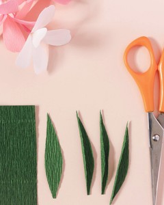 Paper Flower Garland, Martha Stewart