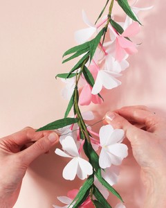 Paper Flower Garland, Martha Stewart