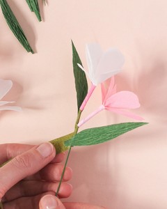 Paper Flower Garland, Martha Stewart