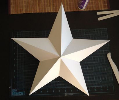 Papier Gold Star Baum-Deckel 7 Schritte (mit Bildern)