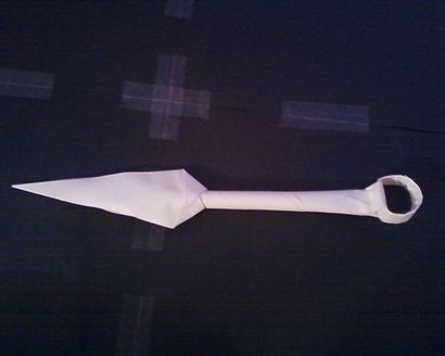 Papier kunai et gaine Instructable 4 étapes