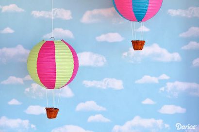 Lampion DIY Hot Air Ballons Tutorial